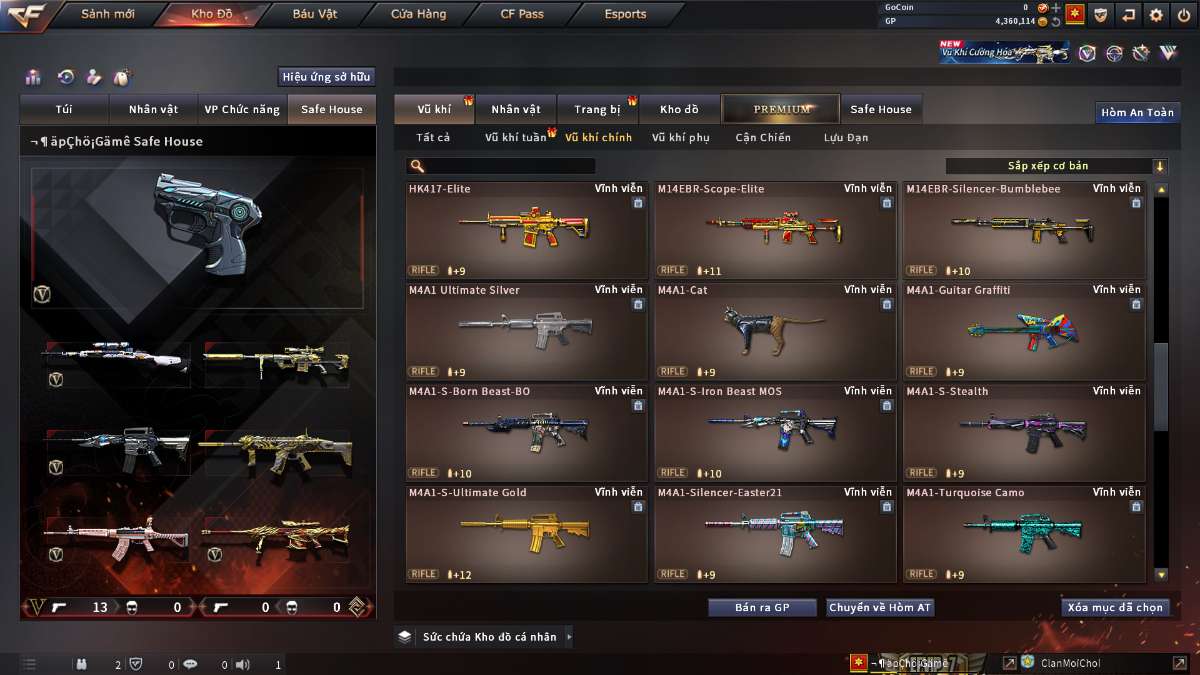 shop acc cf uy tin gia re